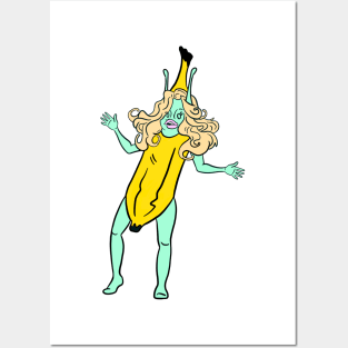 Banana Babe Posters and Art